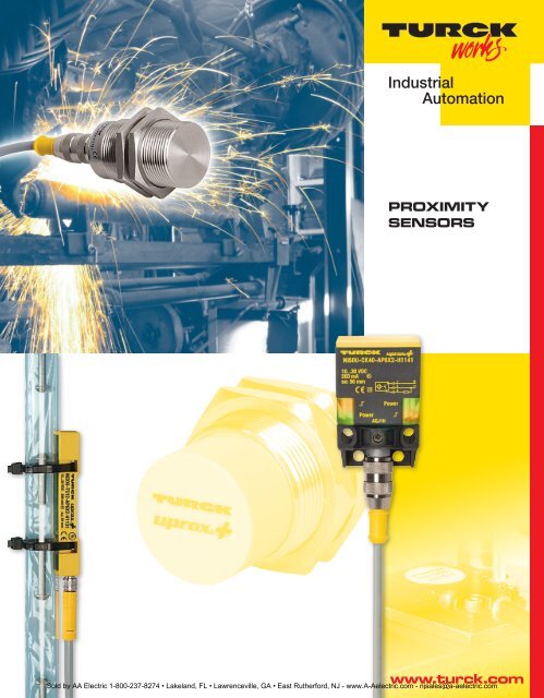 PROXIMITY SENSORS www.turck.com - AA Electric | Turck Sensor Wiring Diagram Pnp | | Yumpu
