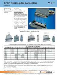 EPICÂ® Rectangular Connectors - AA Electric