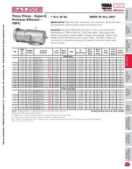 Brake Motors Three Phase - Super-E Premium Efficient ... - AA Electric