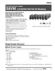 S8VM Switching Power Supply - AA Electric