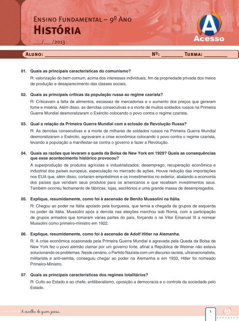 Quiz 9ano Historia 2bim (1)