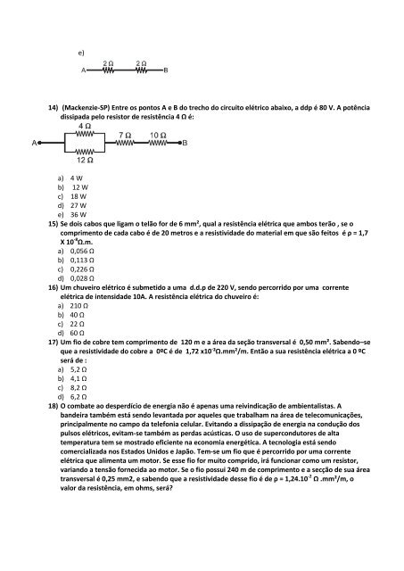 2° Série – Prof° Dudu - Curso e Colégio Acesso