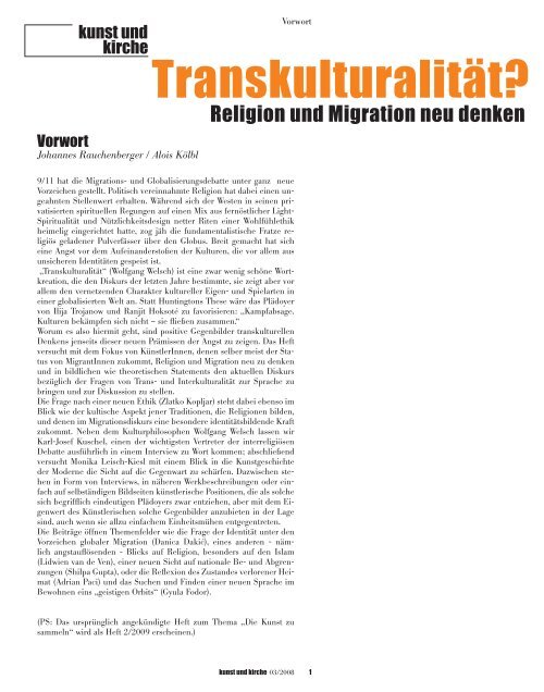 2008-03: Transkulturalität?