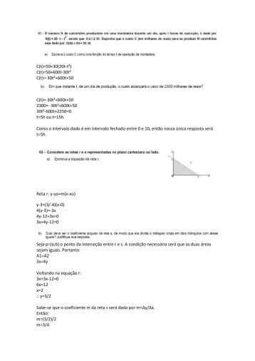 Matemática - Curso e Colégio Acesso