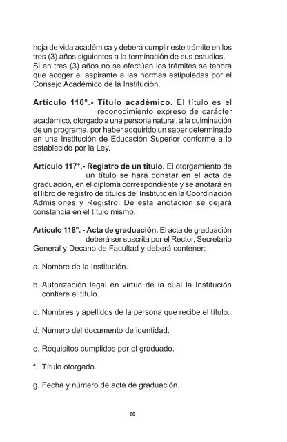 Reglamento Estudiantil - Instituto TecnolÃ³gico Metropolitano