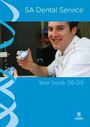 Year Book 2008/2009 - South Australian Dental Service - SA.Gov.au