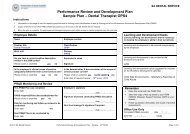 Sample Plan Dental Therapist - OPS4 - SA.Gov.au