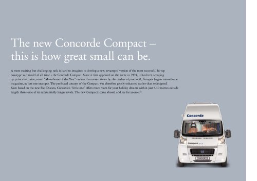 2007 Concorde Compact Brochure & Pricelist - English version