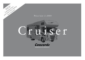 2009 Concorde Cruiser Brochure - English version (1.6 MB PDF)