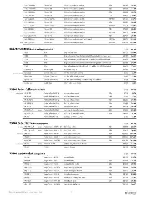 price list 2008.qxp