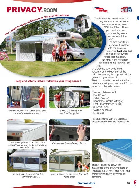 The 2012 Fiamma Awning Catalogue - Southdowns Motorhome ...