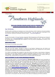 Letter For Members _2 - Southern Highlands