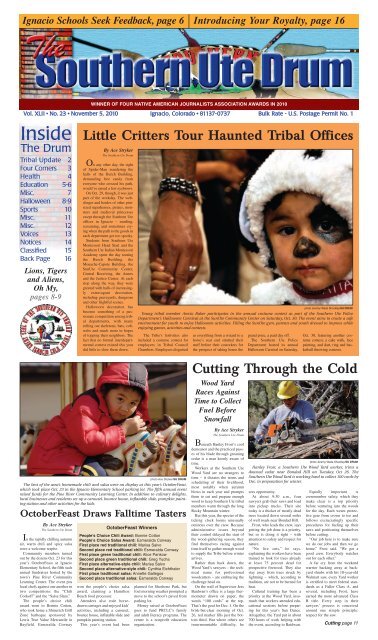 November 5, 2010 - Southern Ute Indian Tribe