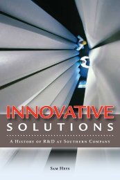 InnovatIve SolutIonS - Southern Company