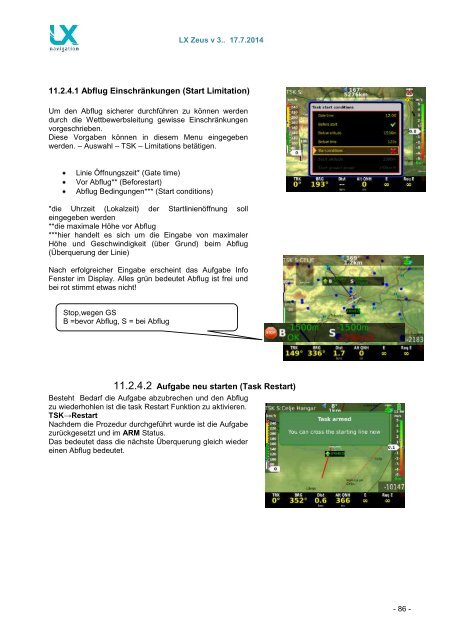 LX Zeus Handbuch Deutsch