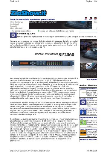 Pagina 1 di 4 ZioShow.it 05/06/2006 http://www.zioshow.it/viewnews ...