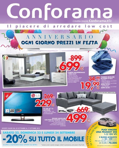 Scarica il volantino in versione PDF - Conforama