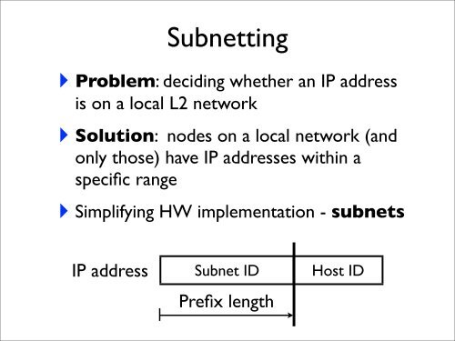 IP prefix calculation