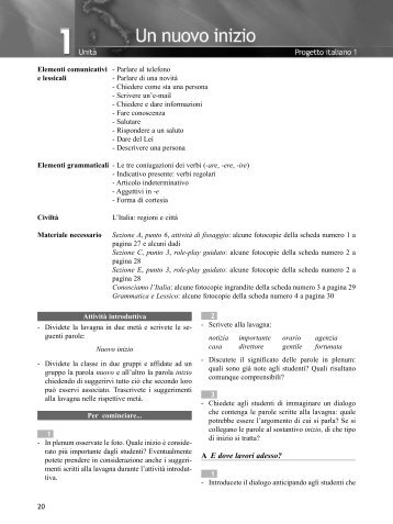 UnitÃ  1 - Edilingua