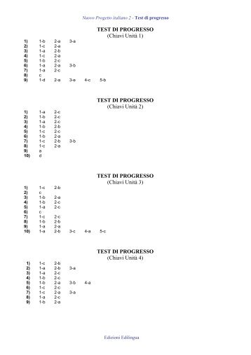 TEST I - Edilingua