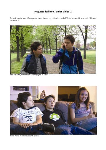 Progetto italiano Junior Video 2 - Edilingua
