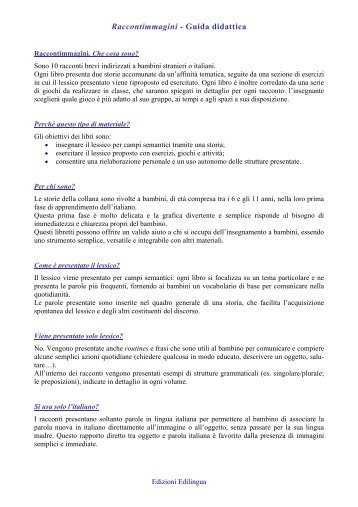 Guida per l'insegnante - Edilingua