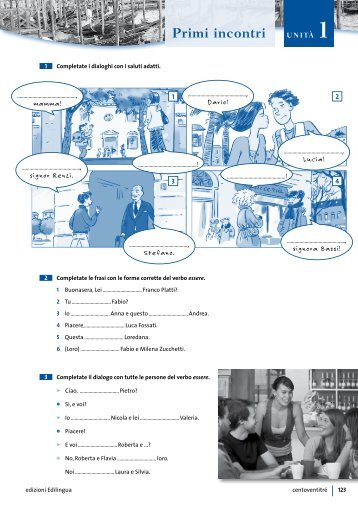 UnitÃ  1 esercizi (PDF 1.563 KB) - Edilingua