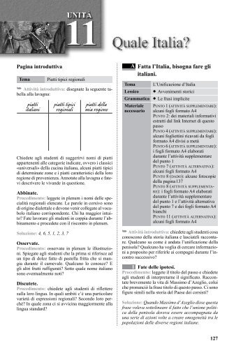 piatti italiani piatti tipici regionali piatti della mia regione - Edilingua