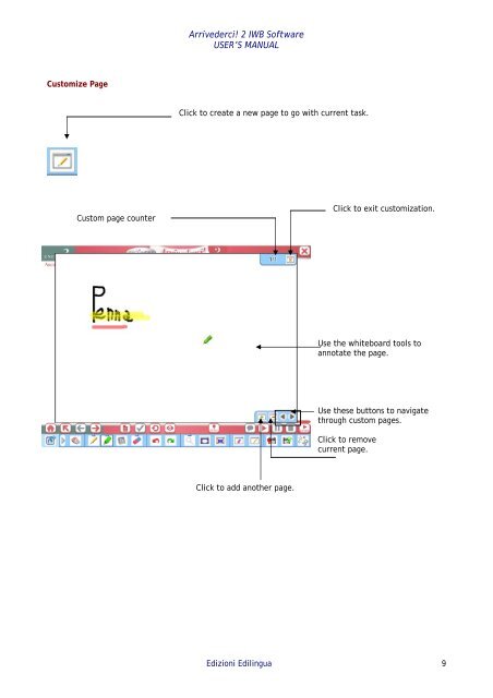 Arrivederci! 2 IWB Software USER'S MANUAL - Edilingua