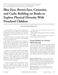 their awareness of differences and to develop their - Southern Early ...