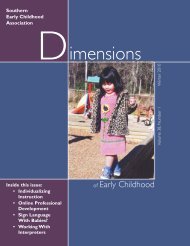 90223 Dimensions Winter 10:Layout 1 - Southern Early Childhood ...