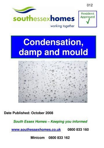 Condensation, damp and mould - South Essex Homes