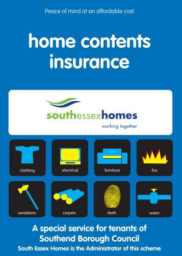 home contents insurance - South Essex Homes