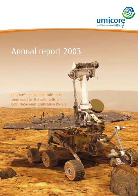 Annual report 2003