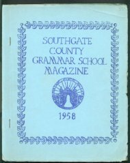 No 55 - December 1958 - Southgate County School