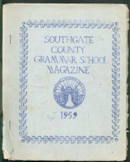 No 55a - December 1959 - Southgate County School