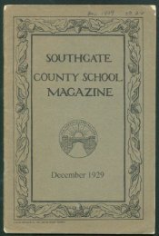 No 26 - December 1929 - Southgate County School