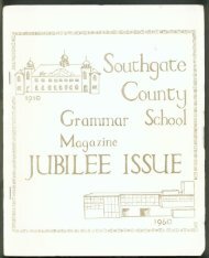 December 1960 - Southgate County School