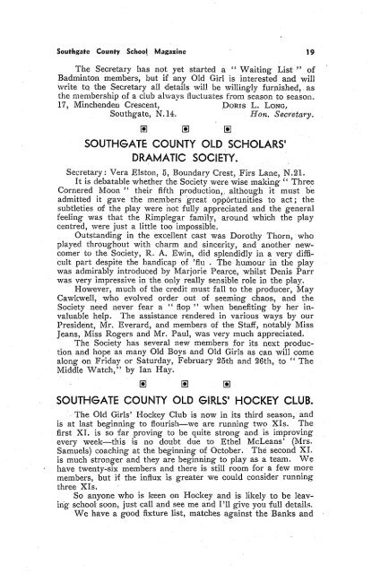No 34 - December 1937 - Southgate County School