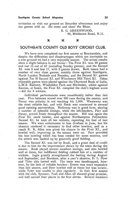 No 34 - December 1937 - Southgate County School