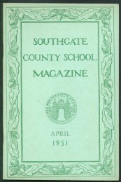 No 47 - April 1951 - Southgate County School