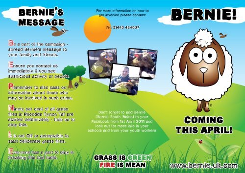 Bernie Information Leaflet - South Wales Fire and Rescue Service