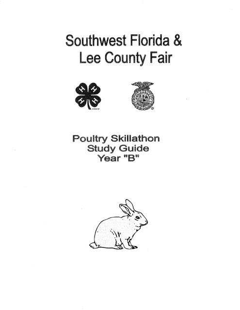 Rabbit Year B Skillathon Study Guide - Lee County Extension
