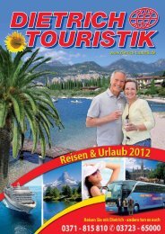 Ein ideales Geschenk - Dietrich Touristik Busreisen