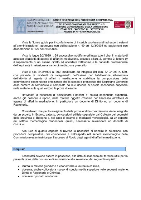 Lettera presentazione agente di commercio