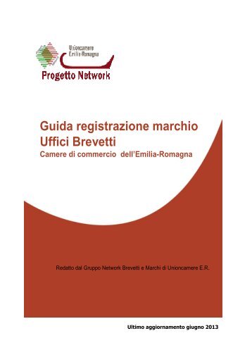 Guida registrazione marchio Uffici Brevetti - Camera di Commercio ...