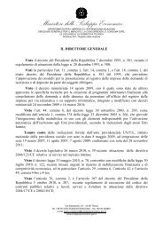 Decreto ministeriale del 29 novembre 2011 - Web Telemaco ...