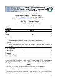 modulo appuntamento.pdf - Camera di Commercio di Bologna