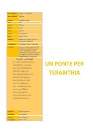 UN PONTE PER TERABITHIA - Cineplex