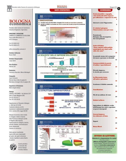 Leggi tutto il giornale (6,65 MB) - Camera di Commercio di Bologna